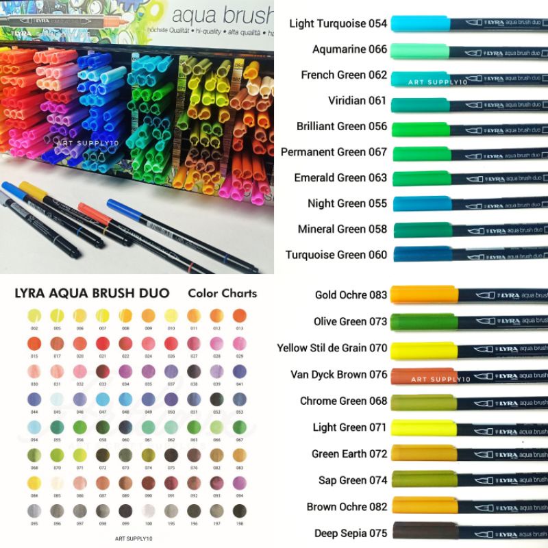 

Lyra Aqua Brush Duo - Dual Brush Pen (Varian 3)