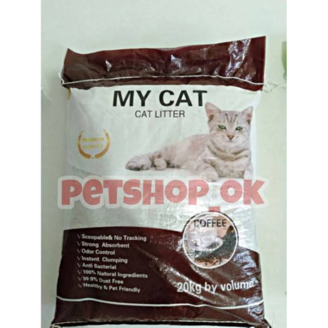 Pasir Gumpal MY CAT 20kg 25ltr /  Pasir kucing