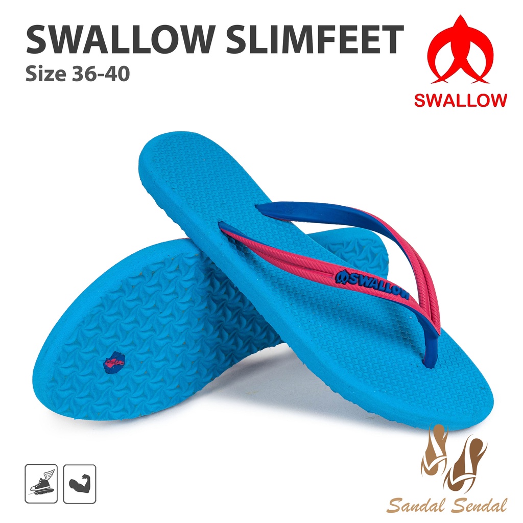 Sandal Jepit Swallow SlimFeet Premium Fashion