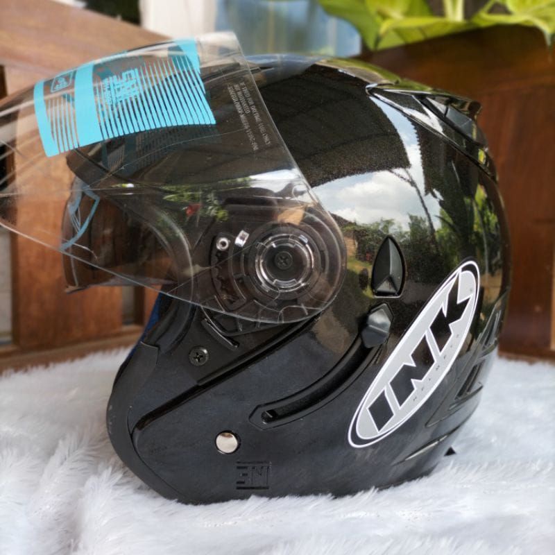 HELM MODEL INK CENTRO DOUBLE VISOR PULL WARNA