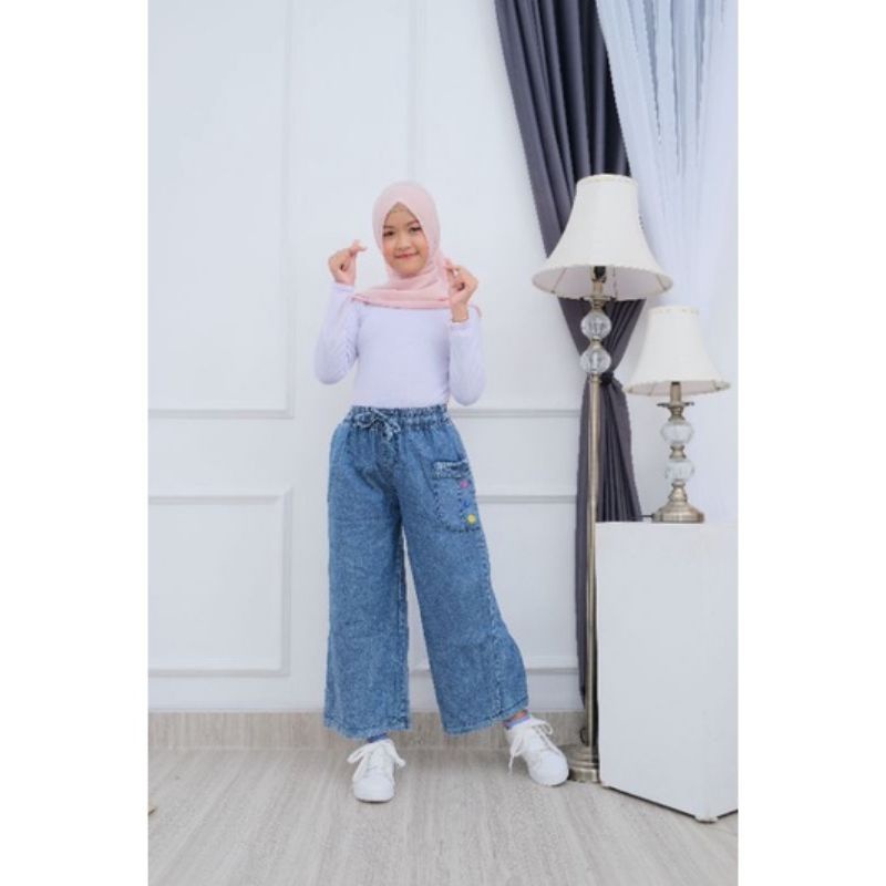 COD KULOT JEANS ANAK PEREMPUAN / CELANA KULOD ANAK 6-14 TAHUN