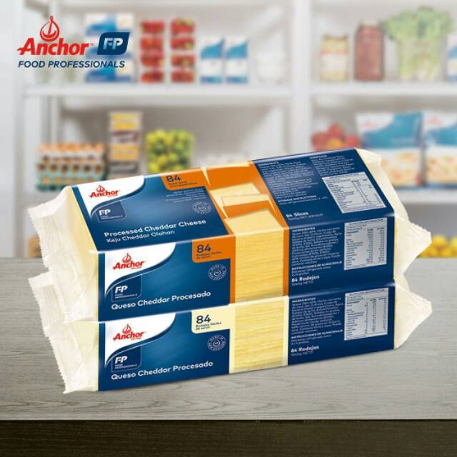 

Anchor Slice Orange 28slc Keju lembaran burger meleleh