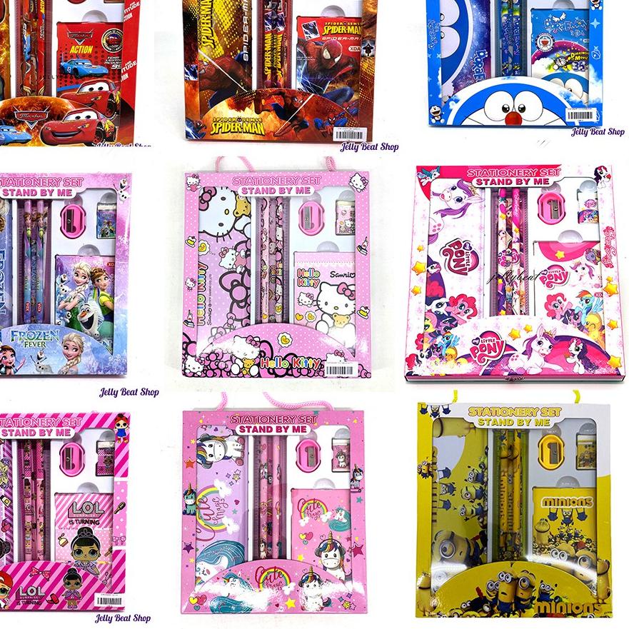 

Big Sale - Stationery Set / Paket Alat Tulis Karakter 7 in 1 ✓