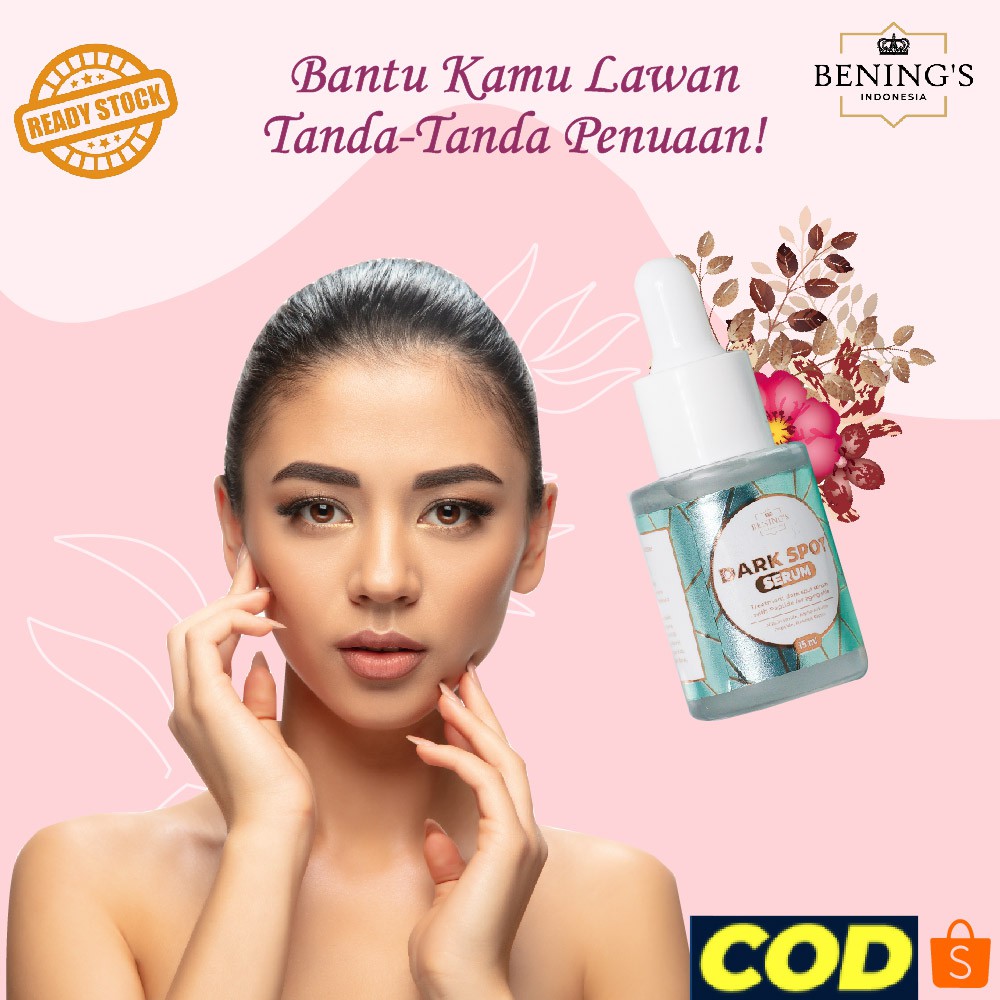 DARK SPOT SERUM BENINGS SKINCARE / BENINGS CLINIC / SERUM MENGURANGI FLEK HITAM WAJAH, MENCERAHKAN