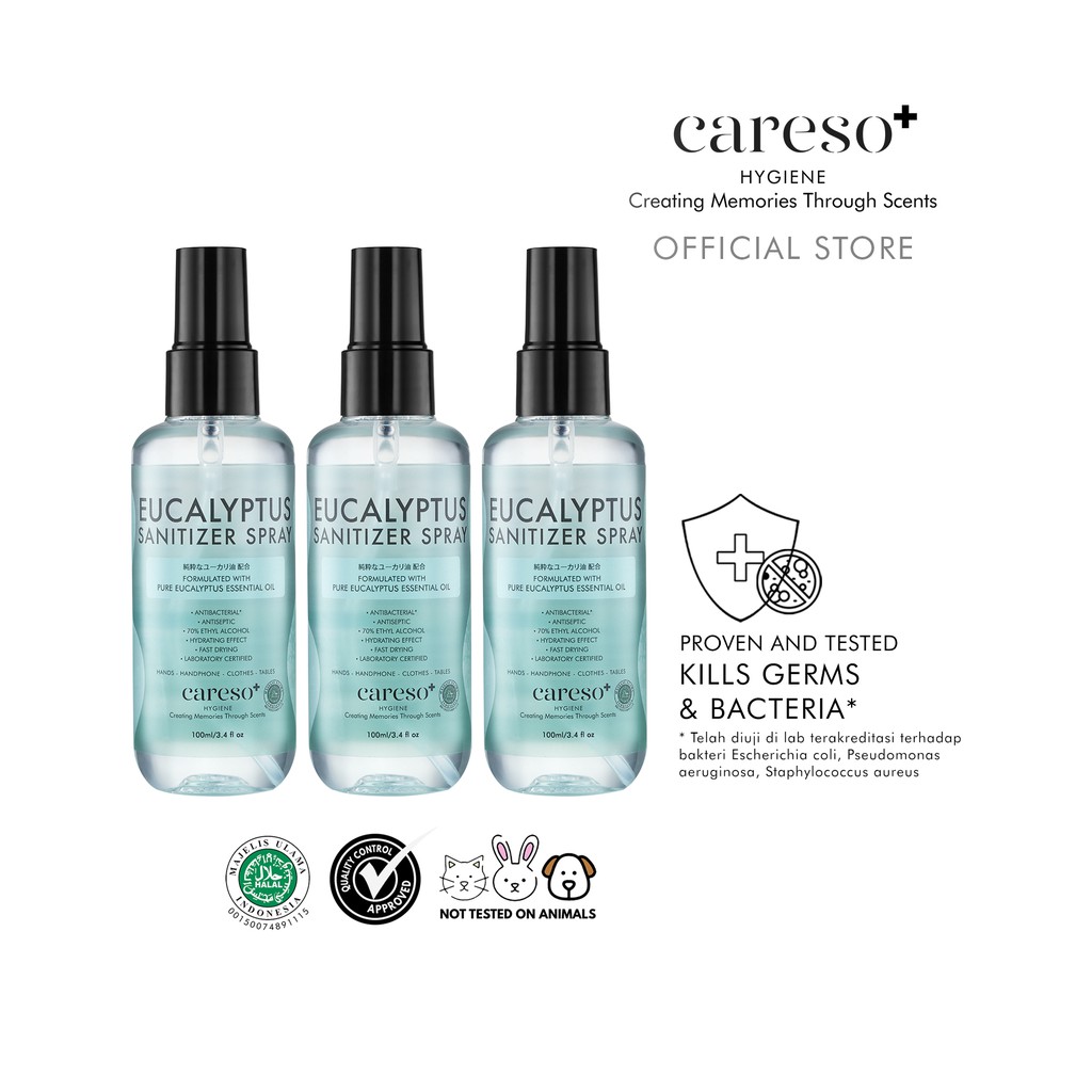 

Aromatherapy Eucalyptus Sanitizer Spray - SAVERS BUNDLE - 3 pcs