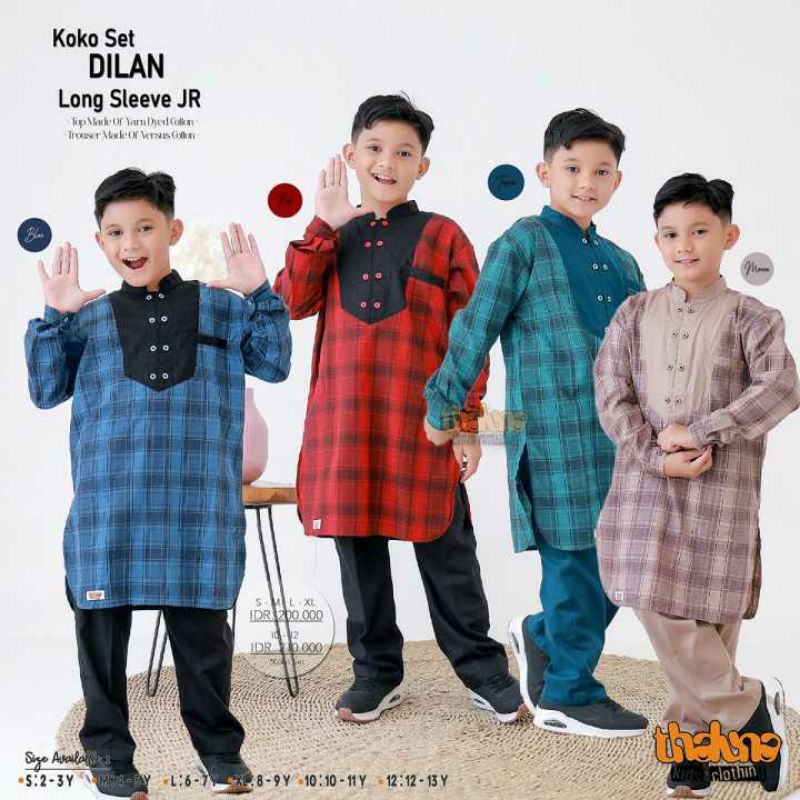 BAJU KOKO ANAK / BAJU KOKO ANAK LENGAN PANJANG