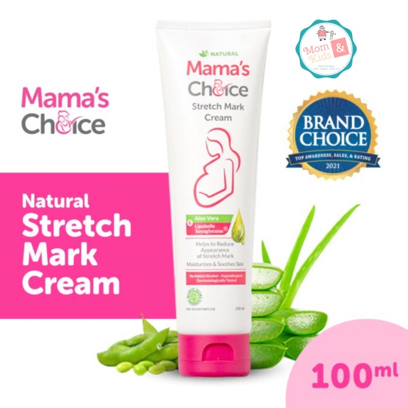 Mama's Choice Stretch Mark Cream 100ml | Mamas Choice Krim Selulit