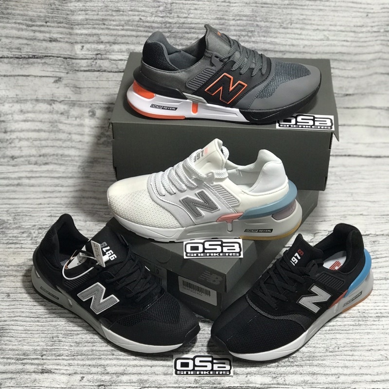 Sepatu Pria 997 Wollf Grey Orange/black blue/black white/white blue