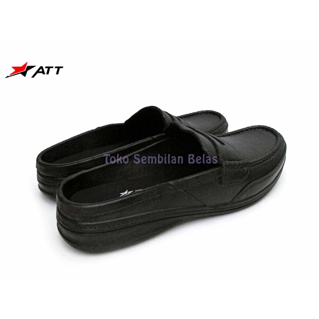 Sepatu Sandal Karet Slip On/Sepatu Karet Selop Casual ATT Bustong/Sepatu Sandal/Sepatu Selop