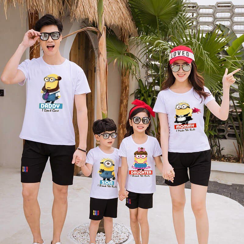 MYSTIQUE.ID-BAJU KAOS FAMILY MINI*ONS T-SHIRT LUCU DAN AESTHETIC