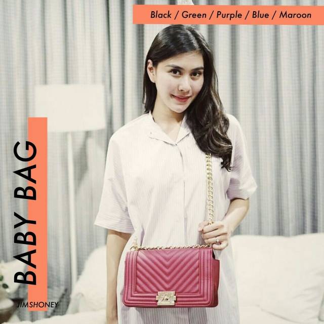 Baby Bag Jimshoney Tas Selempang Wanita Clutch Tas kondangan Import Original Branded realpic cod