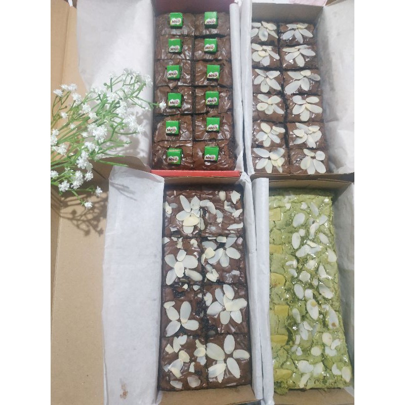 

Greench fudgy brownies 22x10