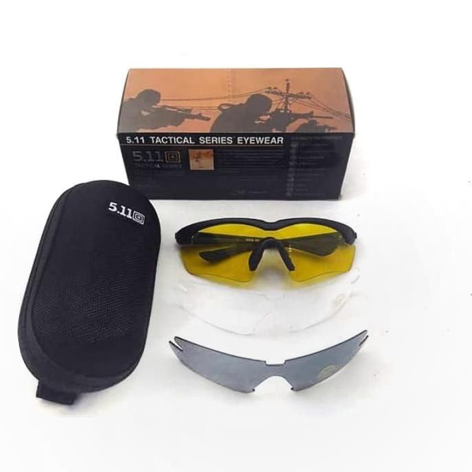 Kacamata 511 Tactical 3 Lensa Set
