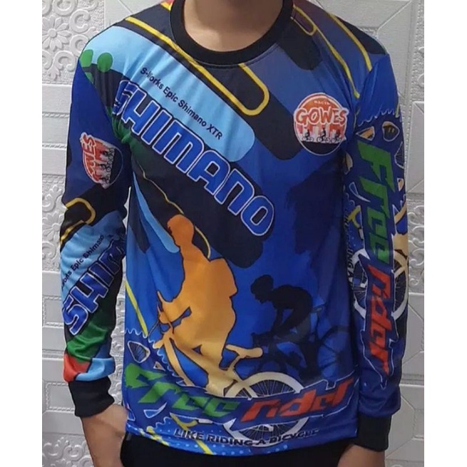 Baju Jersey Balap Sepeda Lengan Panjang Indonesia