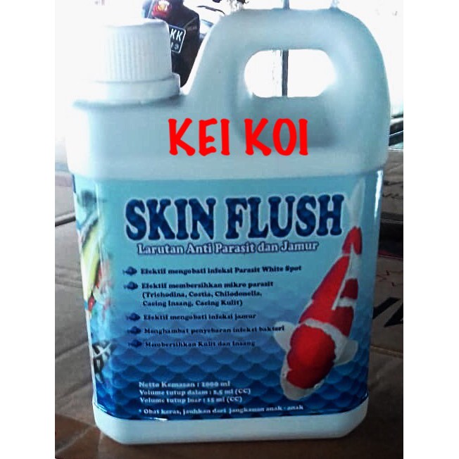 IKAN KOI - SKIN FLUSH OBAT PARASIT DAN JAMUR IKAN KOI