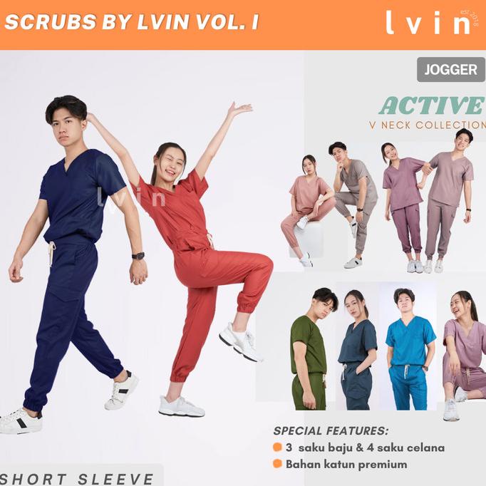 [Lvin] Baju OKA Joger Active / Baju Jaga / Set Baju Celana / Baju OK