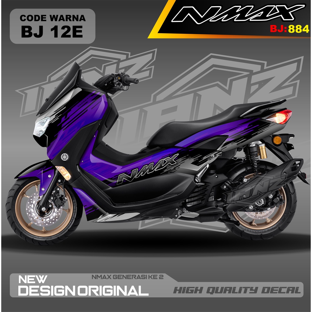 VARIASI STICKER NEW NMAX FULL BLOK BODI MOTOR / DECAL FULL BODY NMAX / DECAL STIKER FULL BODY NMAX / STIKER DECAL NMAX TERBARU