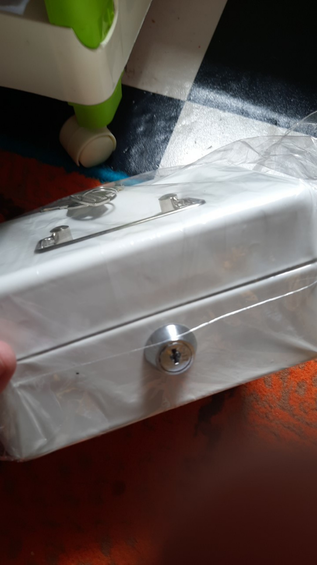 Winzige Ins Desktop Storage Box Portable Iron Box Tape Decoration Storage Case Stationery Organizer