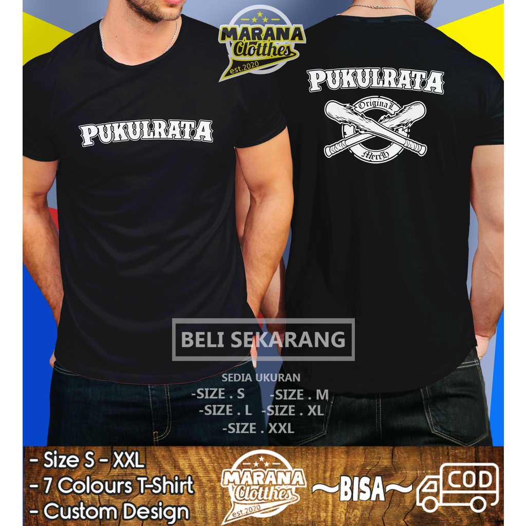 Kaos Baju Pukul Rata Rumble Merchandise