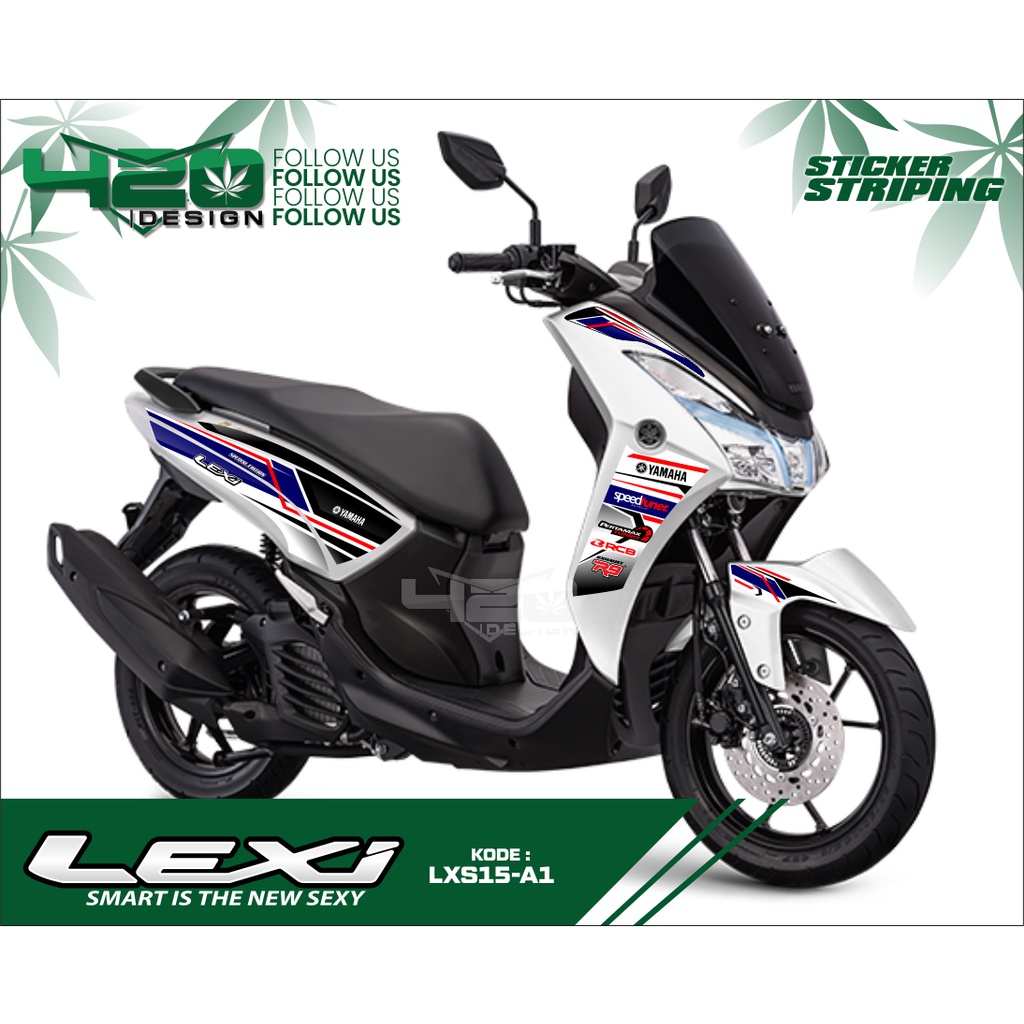[COD]STRIPING STICKER LIST YAMAHA LEXI CUSTOM VARIASI/STICKER BODY CUSTOM DESAIN VARIASI YAMAHA LEXI
