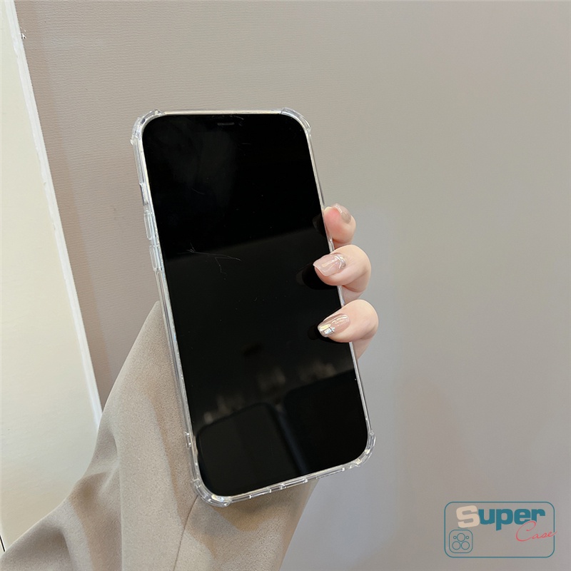 Soft Case TPU Transparan Motif Kupu-Kupu Untuk iPhone 12 13 11 Pro Max XR 7Plus 8Plus X XS Max 7 8 SE 2020