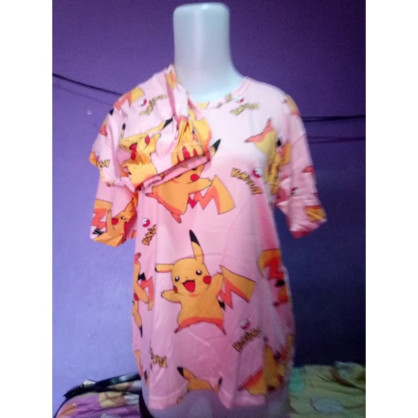 set  baju tidur  Korea celana pendek
