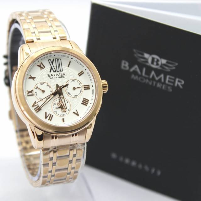 JAM TANGAN CEWEK WANITA BALMER 7976L ROSEGOLD ORIGINAL