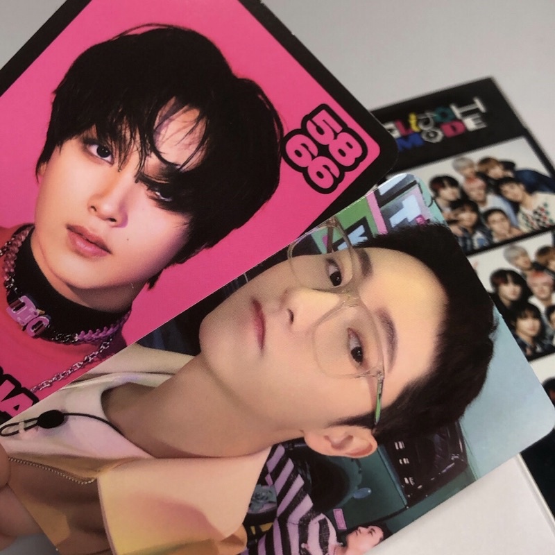 (take all) pc renjun haechan trading card b pop up store nct dream md