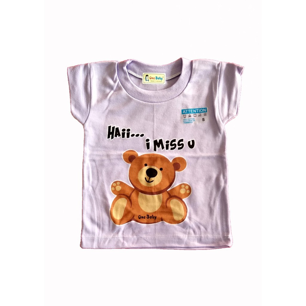 Sale!!! Oblong bayi Murah Merk One Baby isi 12pcs Ukuran XL