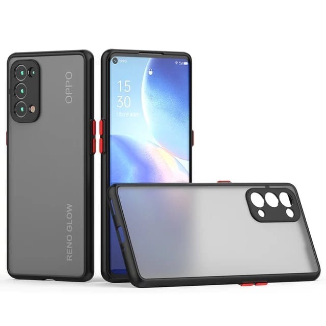 OPPO RENO 6 4G/5G RENO 6 PRO CASE DOFF COLOUR FROSTED DOVE TPU COVER BUMPER COLOUR DOFF SILIKON - Hijau, RENO 6 5G