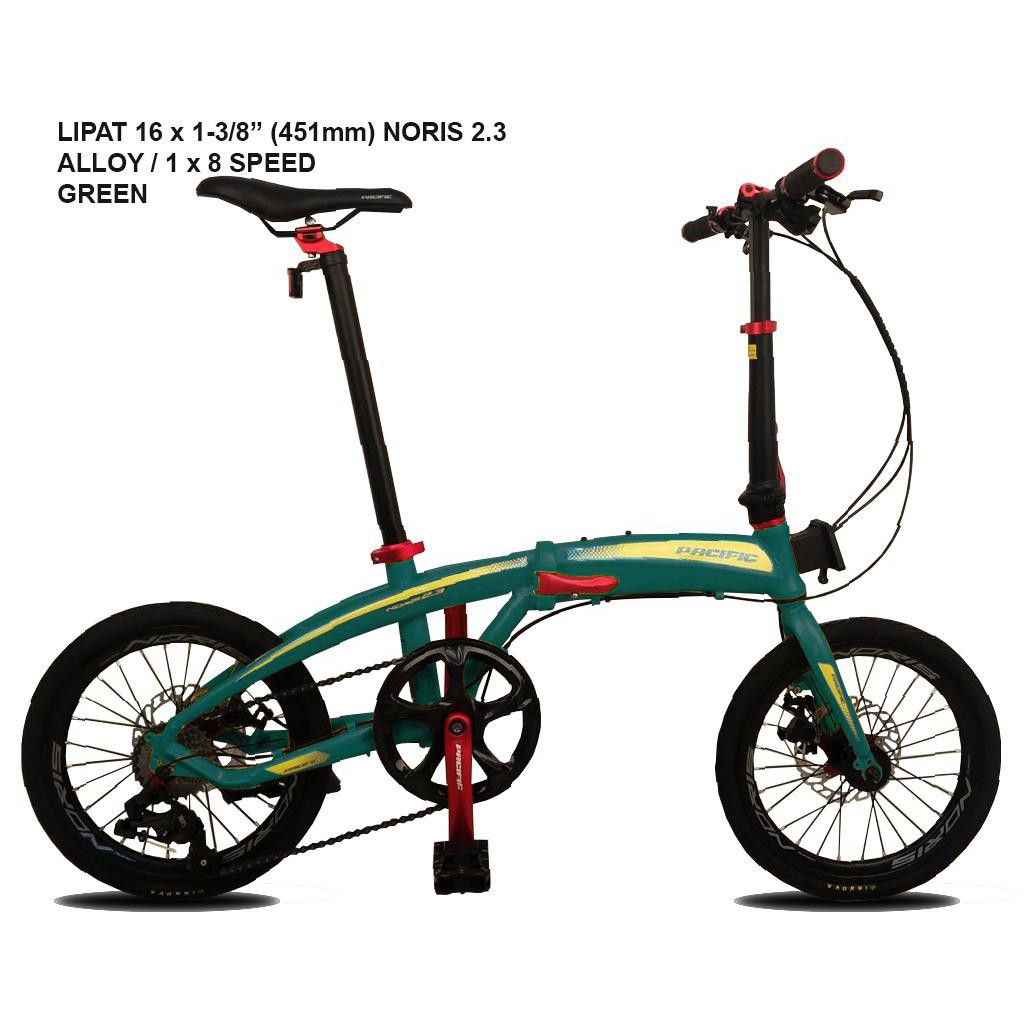 SEPEDA LIPAT PACIFIC NORIS 2.3 16&quot; BICYCLE FOLDING BIKE