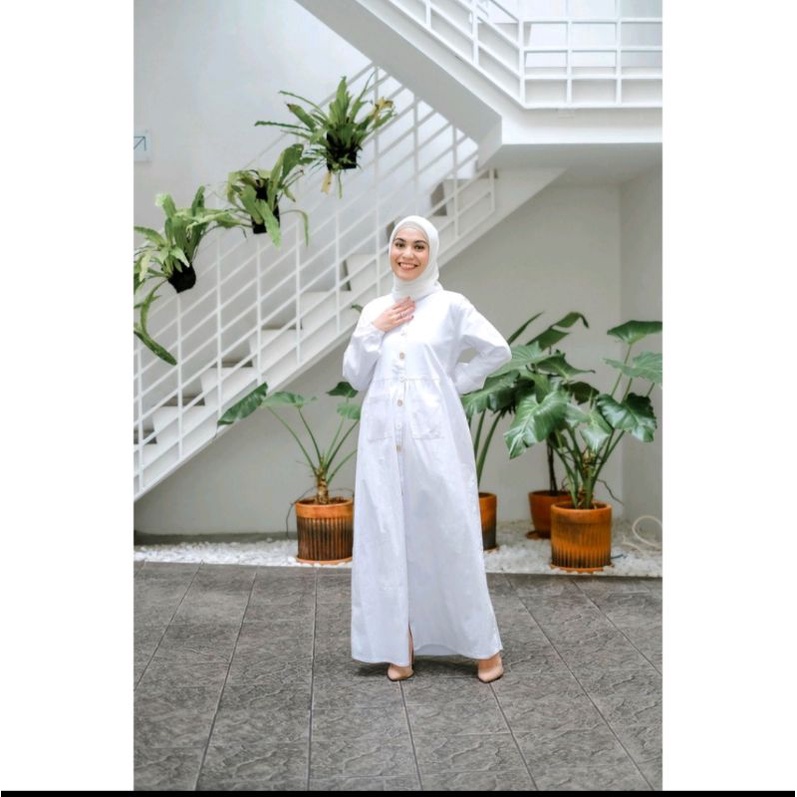 gamis putih rilley ORI MATAHARI