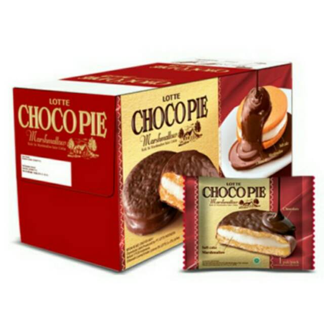 LOTTE CHOCO PIE Marshmallow (isi 12pcs) / Chocopie