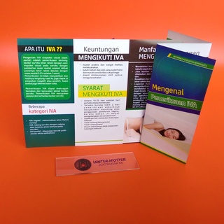 Jual Leaflet/Brosur Pengenal Pemeriksaan IVA (inspeksi Visual Asam ...