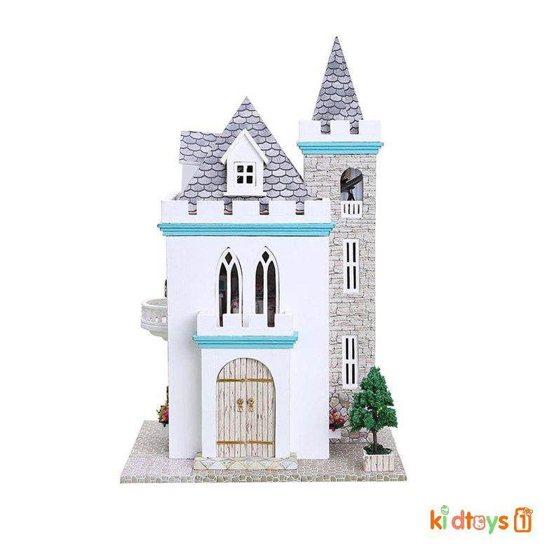 Kidtoys Moonlight Castle Dollhouse Diy 3d Miniature Doll House Model Building Kits Shopee Indonesia - roblox dollhouse rp