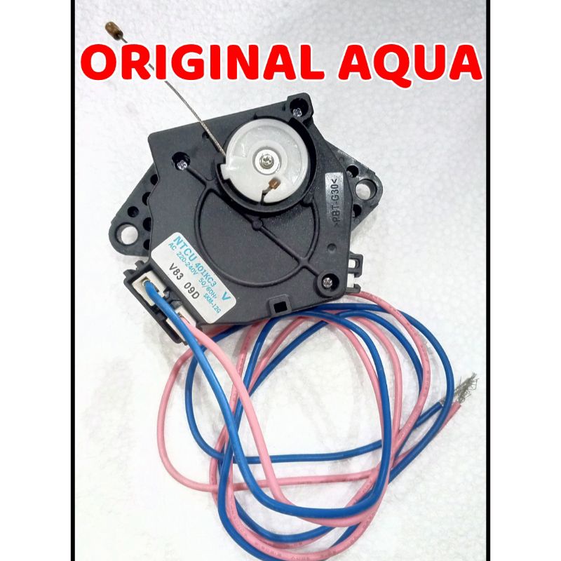 Motor drain Mesin cuci 1 tabung Original Aqua Sanyo.Hitam