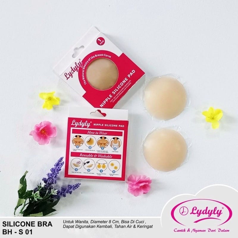LYDYLY SILICON BRA NIPLLE PAD BH TEMPEL BRA TUTUP PUTING WANITA