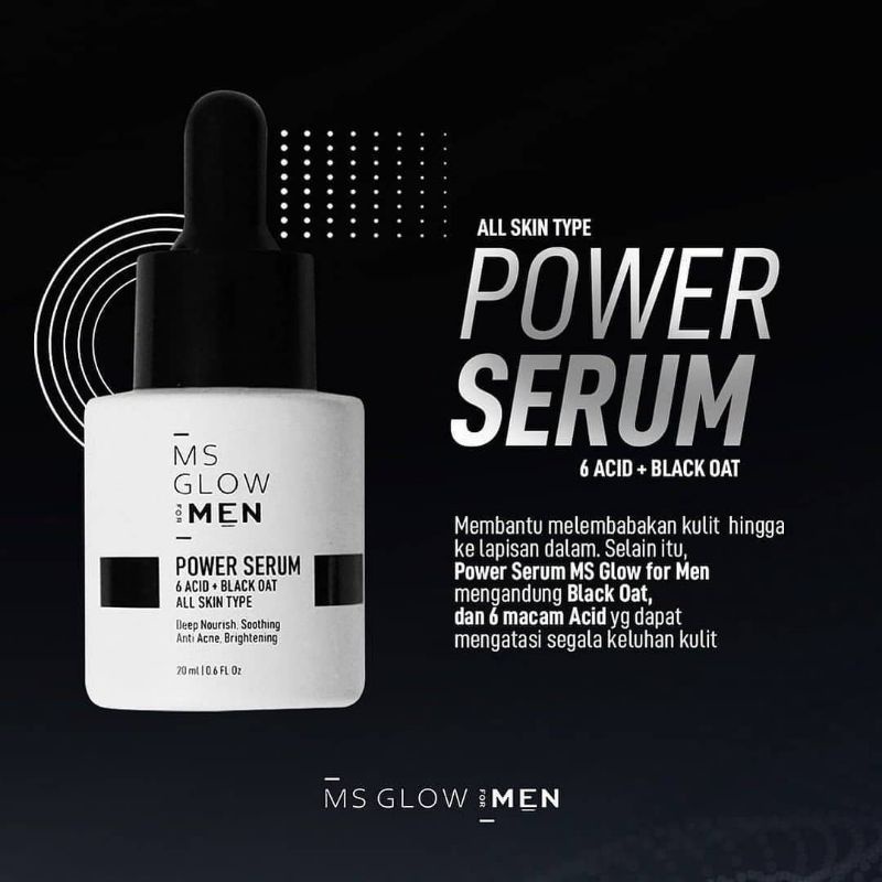 MS GLOW MEN ENERGY SERUM MEN BPOM