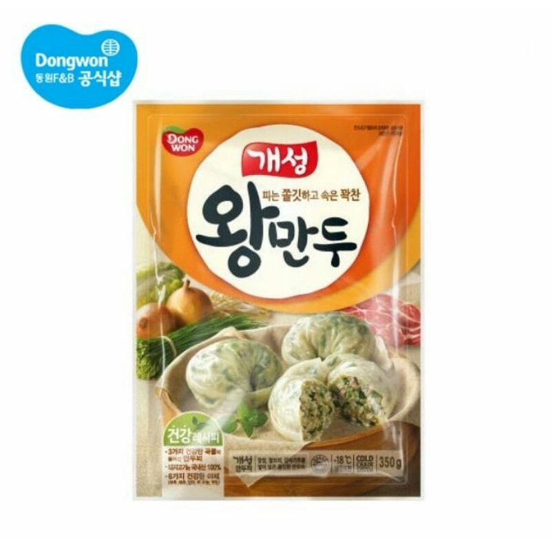 

Dongwon Gaeseong Wang Mandu - Pangsit Isi Daging Babi Dan Sayuran 1,2kg