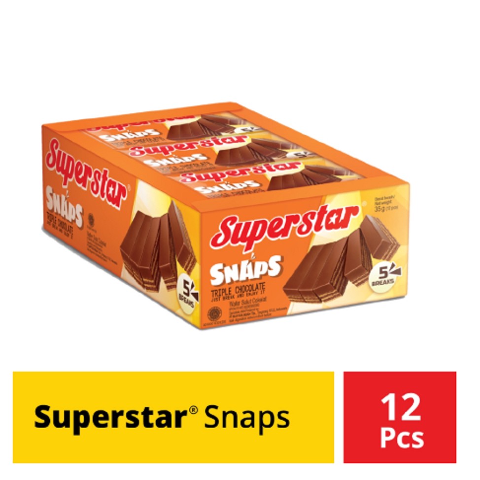 

Superstar Snaps Wafer Box 12pcs Snap Roma