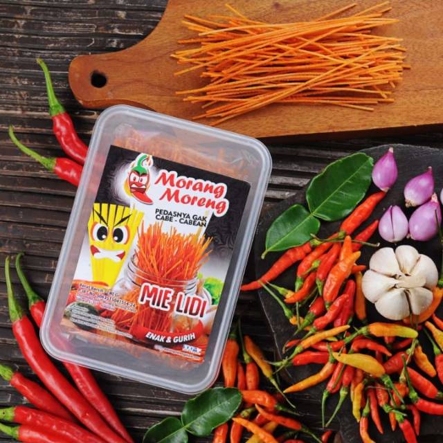 

MIE LIDI MORANGMORENG SNACK KEMASAN TEPAK 180 GRAM