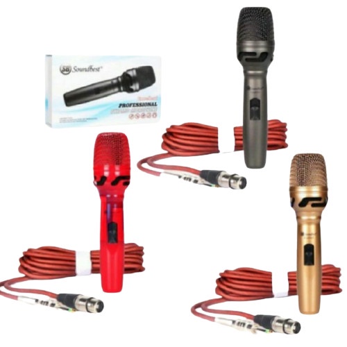 MIC KABEL SOUNDBEST EXCELLENT PROFESSIONAL MICROPHONE ORIGINAL