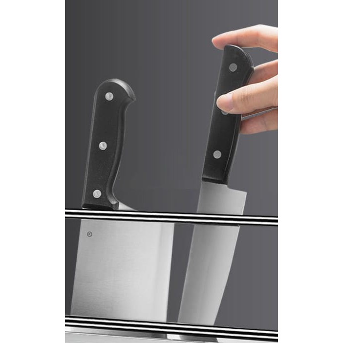 KINBAR862 Rak Pisau Dapur Stainless 2 susun