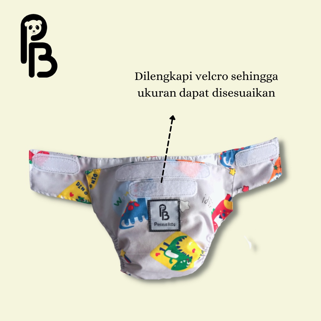 Precious Baby | Clodi Bisa Pilih Motif | Popok Kain Bayi Cuci Ulang | Celana &amp; Perekat