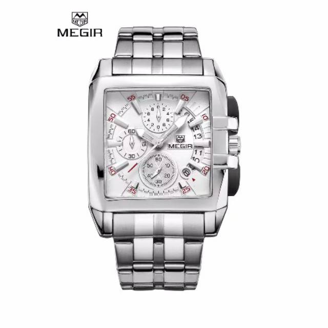 MEGIR MS2018 ORIGINAL Jam Tangan Pria MEGIR Analog Crono Aktif