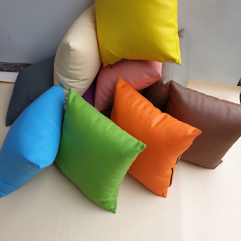 Bantal Sofa Premium bahan Kulit Sintetis