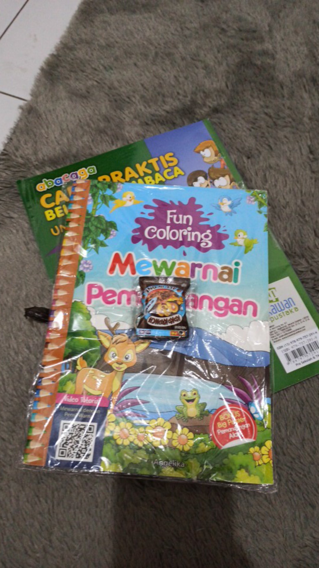 Buku Anak TK Paud Fun Coloring Mewarnai Pemandangan