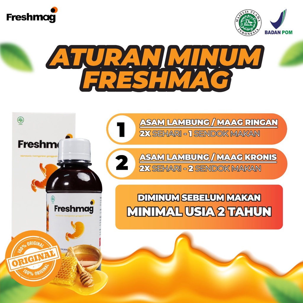 PAKET KRONIS 3 BOTOL FRESHMAG - Solusi Atasi Masalah Asam Lambung & Maag Kronis Menahun-6