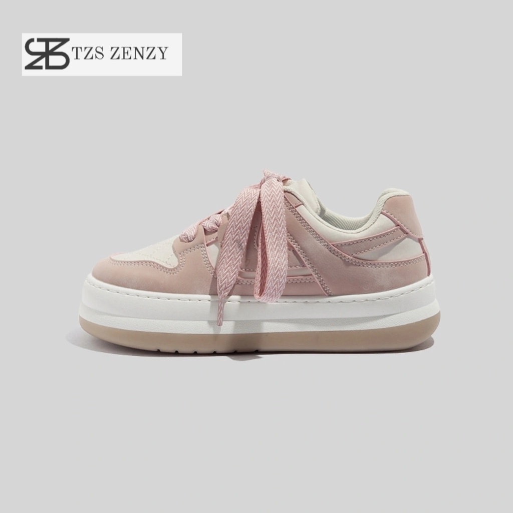 Zenzy Hyeonso Shoes Korea Inspired - Sepatu Modis Comfy-Pastel Pink