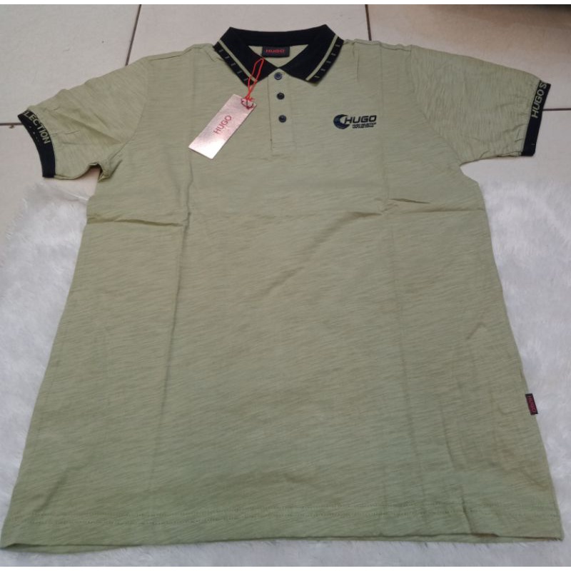 HUGO SELECTION KAOS KERAH ORIGINAL / KAOS KERAH HUGO ORI